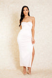 Roya Blush Zip Side Maxi Dress