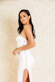 Roya Blush Zip Side Maxi Dress