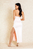 Roya Blush Zip Side Maxi Dress