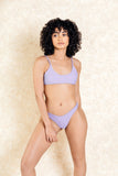 Kendall Grey Crop Top Bikini Set