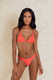 Blaine Orange Thong Bikini Set